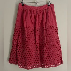 LOFT magenta skirt